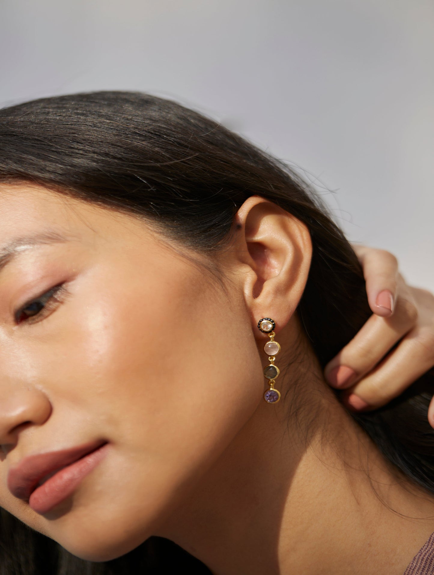 Jen Earrings - Lavender