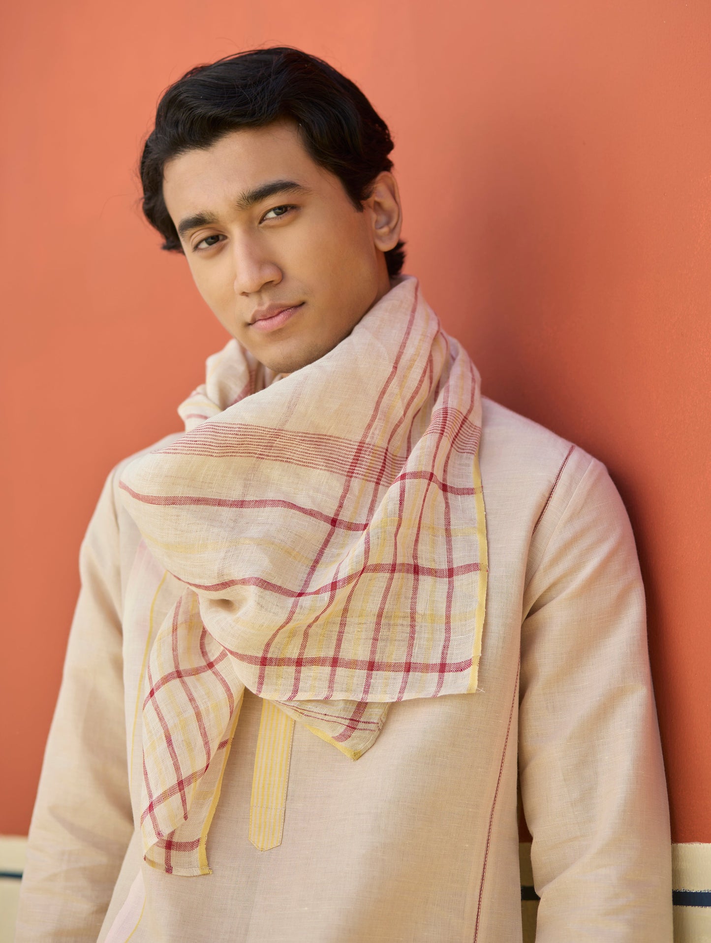 Arin Border Linen Kurta Set
- Sand