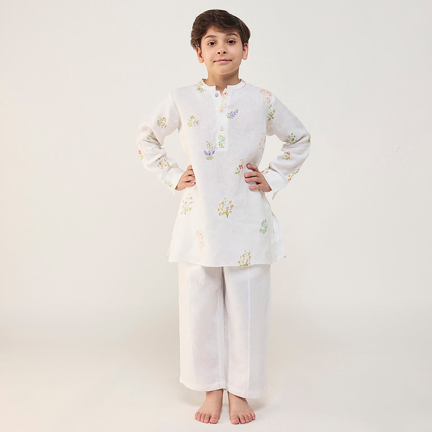 Neo Timeless Linen Pants - Ivory