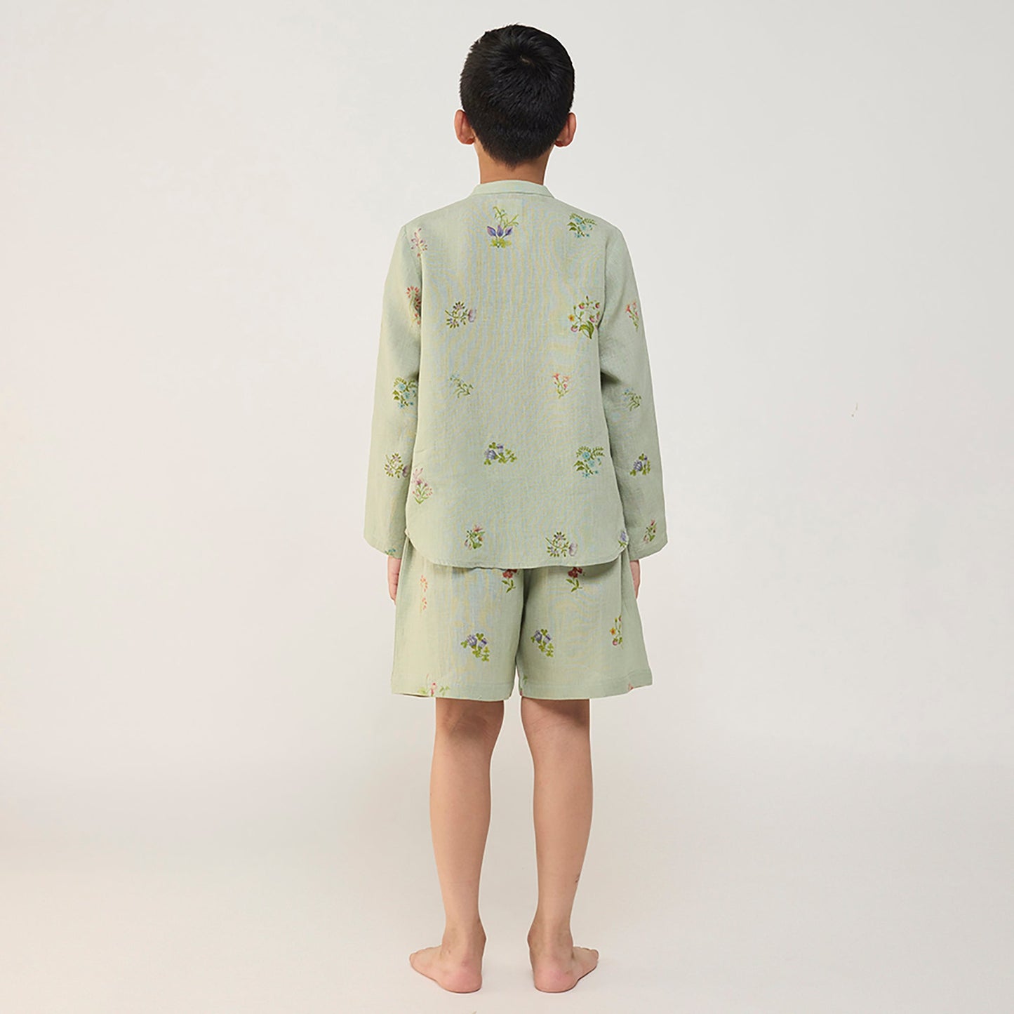 Kimi Timeless Linen Shorts - Mint