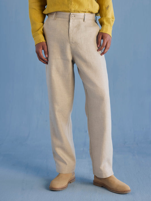 Neo Timeless Linen Pants - Earth